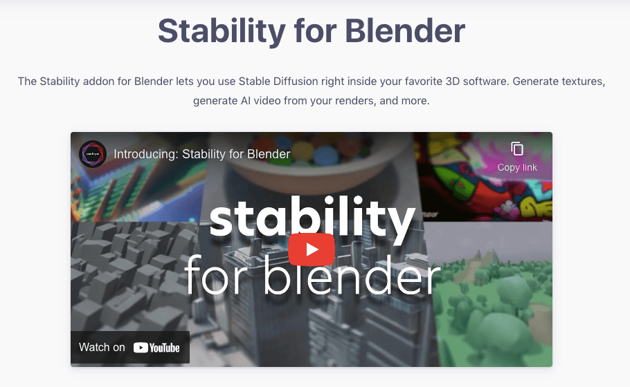 Stability for Blender