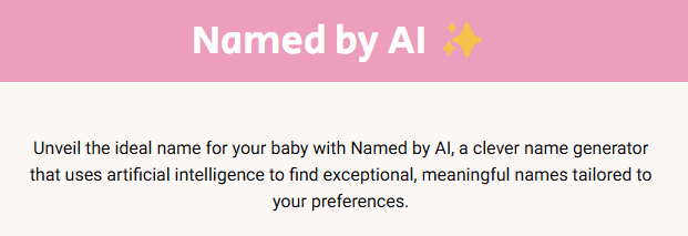 Named by AI